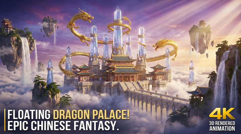 小马拉大车3D奇幻4K视频